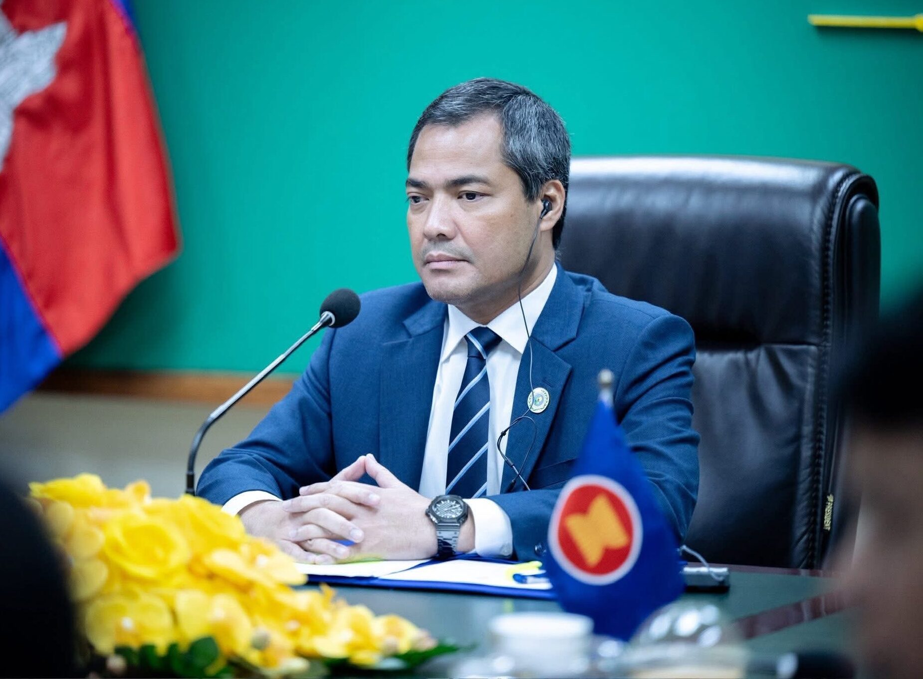 ឯកឧត្តម ជា សុមេធី រដ្ឋមន្ត្រីក្រសួងសង្គមកិច្ច អតីតយុទ្ធជន និងយុវនីតិសម្បទា និងថ្នាក់ដឹកនាំក្រសួង ស.អ.យ. បានចូលរួមកិច្ចប្រជុំរដ្ឋមន្ត្រីអាស៊ាន ស្ដីពីសុខុមាលភាព និងការអភិវឌ្ឍសង្គម លើកទី១២ «ការពង្រឹងកិច្ចគាំពារសង្គមដែលមានការឆ្លើយតប សម្រាប់ក្រុមជនងាយរងគ្រោះនៅក្នុងសហគមន៍អាស៊ាន»